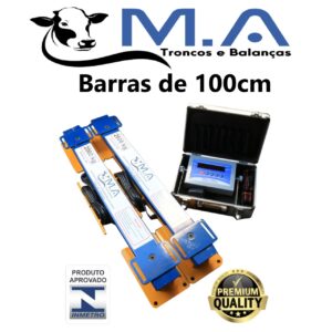 Balança Com Barras 100cm capacidade 4.000kg APROVADA PELO INMETRO